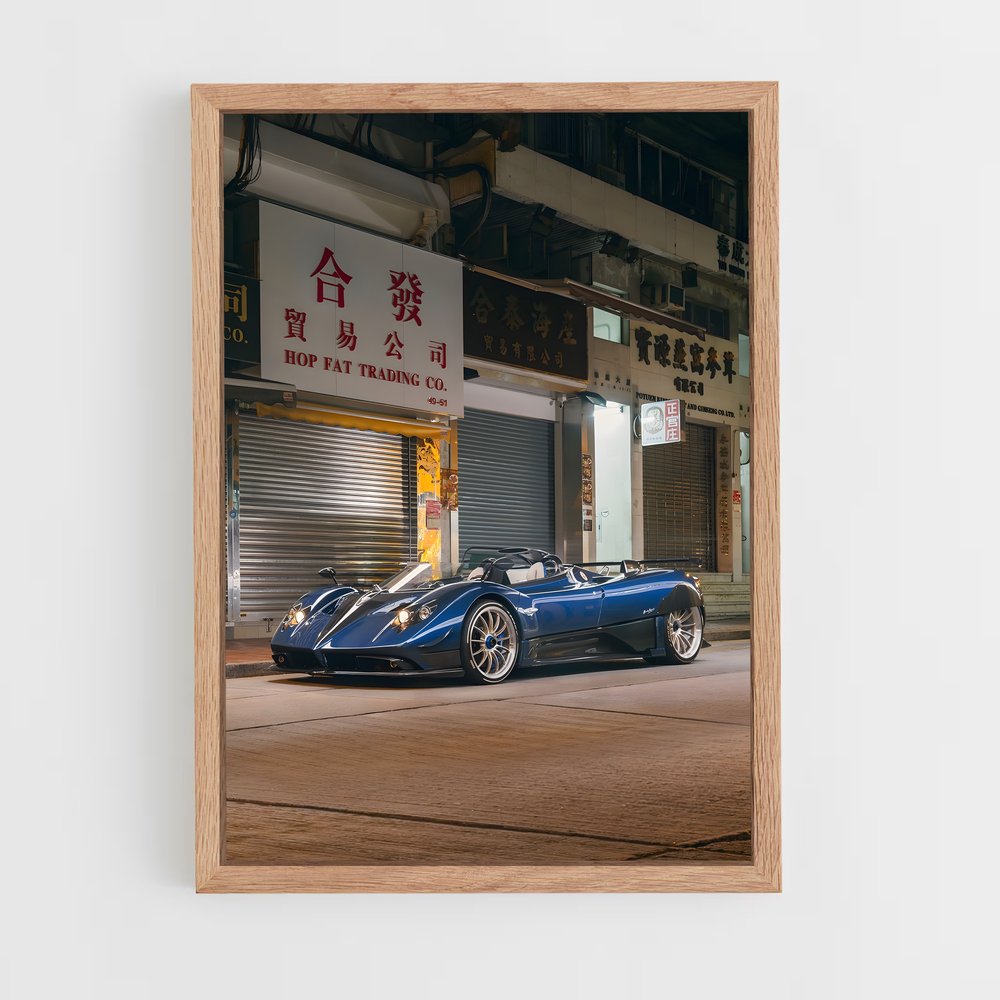 Poster Zonda Blues – affiche Pagani (vue 4)